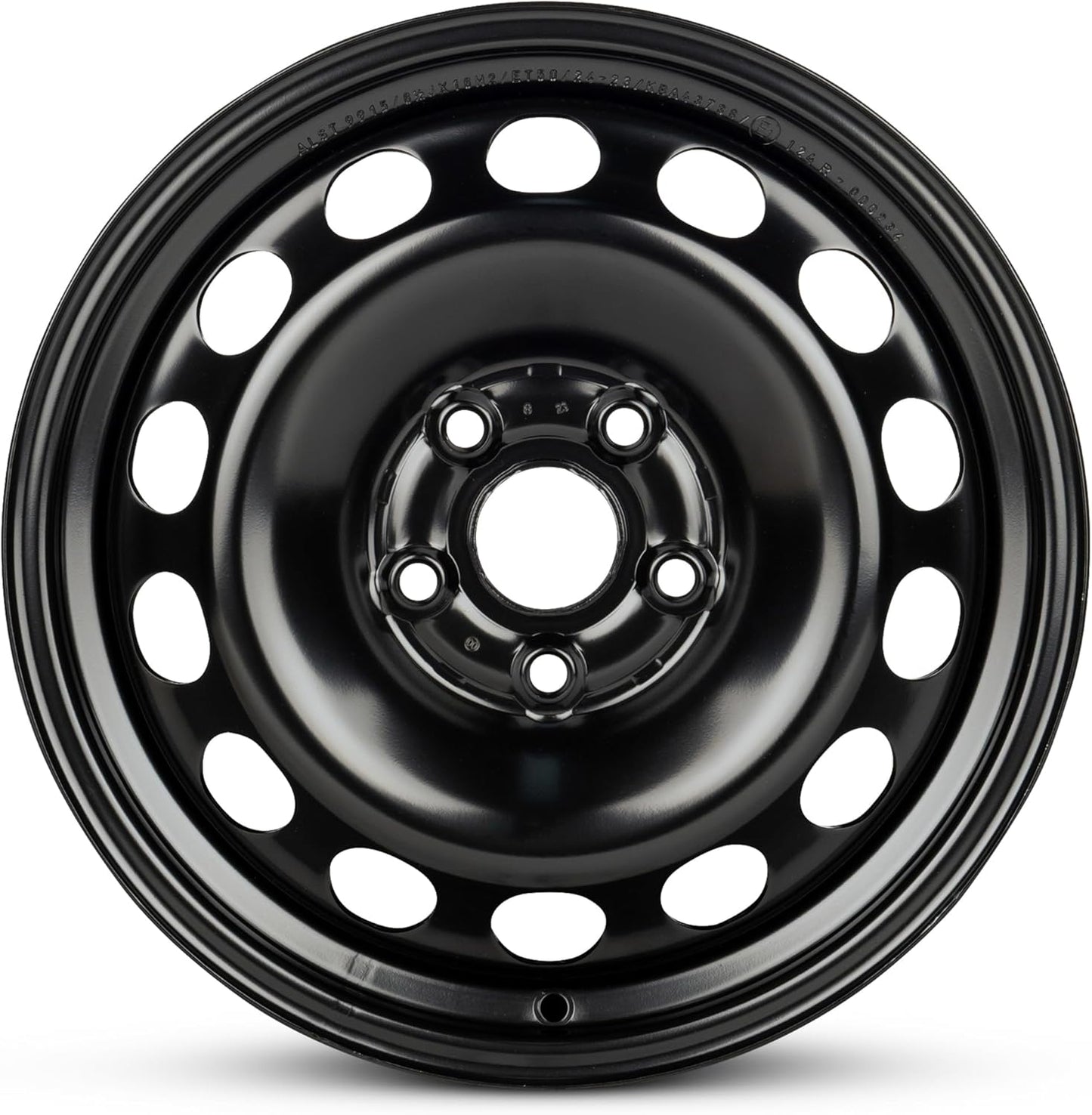 For 2007-2016 Volkswagen EOS 16 Inch Painted Black Rim - OE Direct Replacement - Road Ready Car Wheel