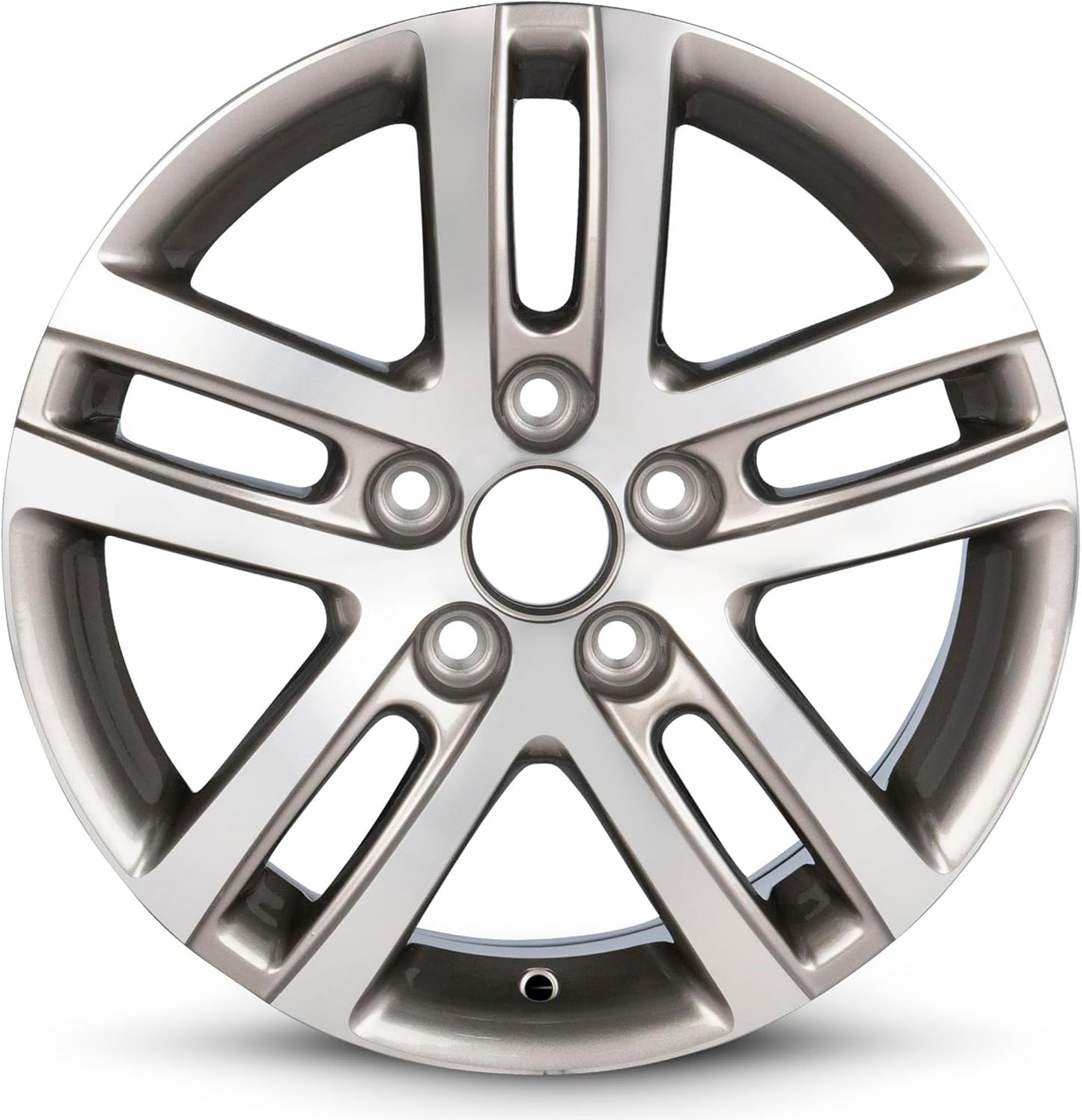 For 2005-2014 Volkswagen Jetta 16 Inch Machined Gray Alloy Rim - OEM Direct Replacement - Road Ready Car Wheel