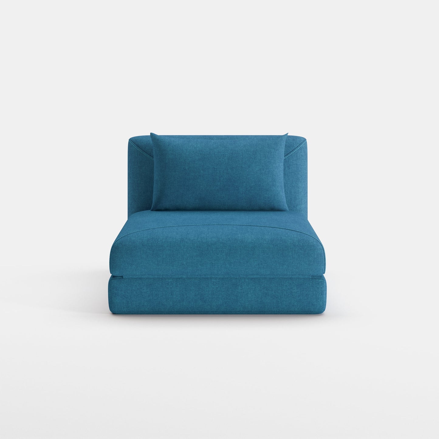 A&D Home Santa Futon Convertible Chair, Light Gray