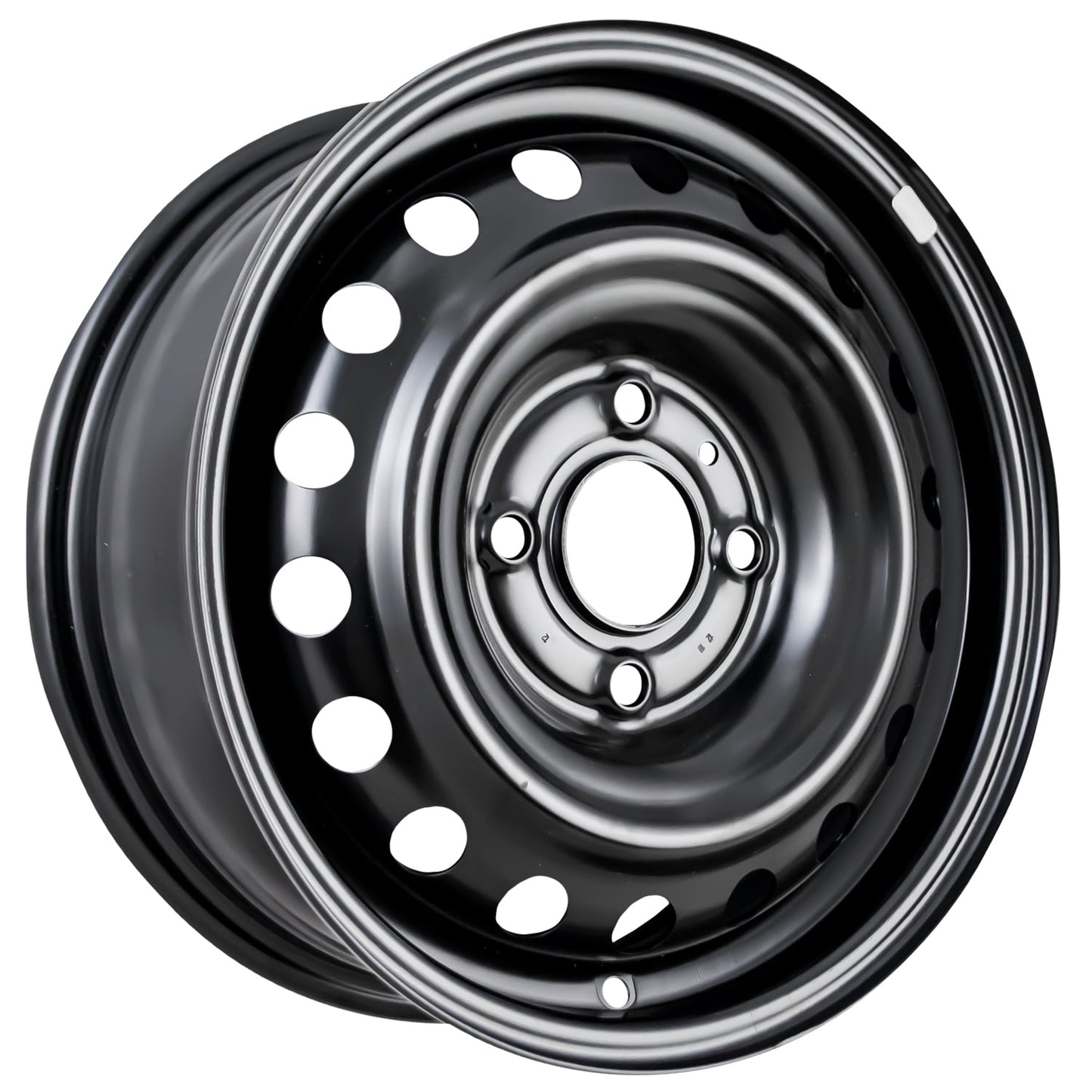 New Aftermarket Painted Black Steel Wheel 15 x 5.5 40300EN10B 18 Hole Style fits 2007-2012 Nissan Versa