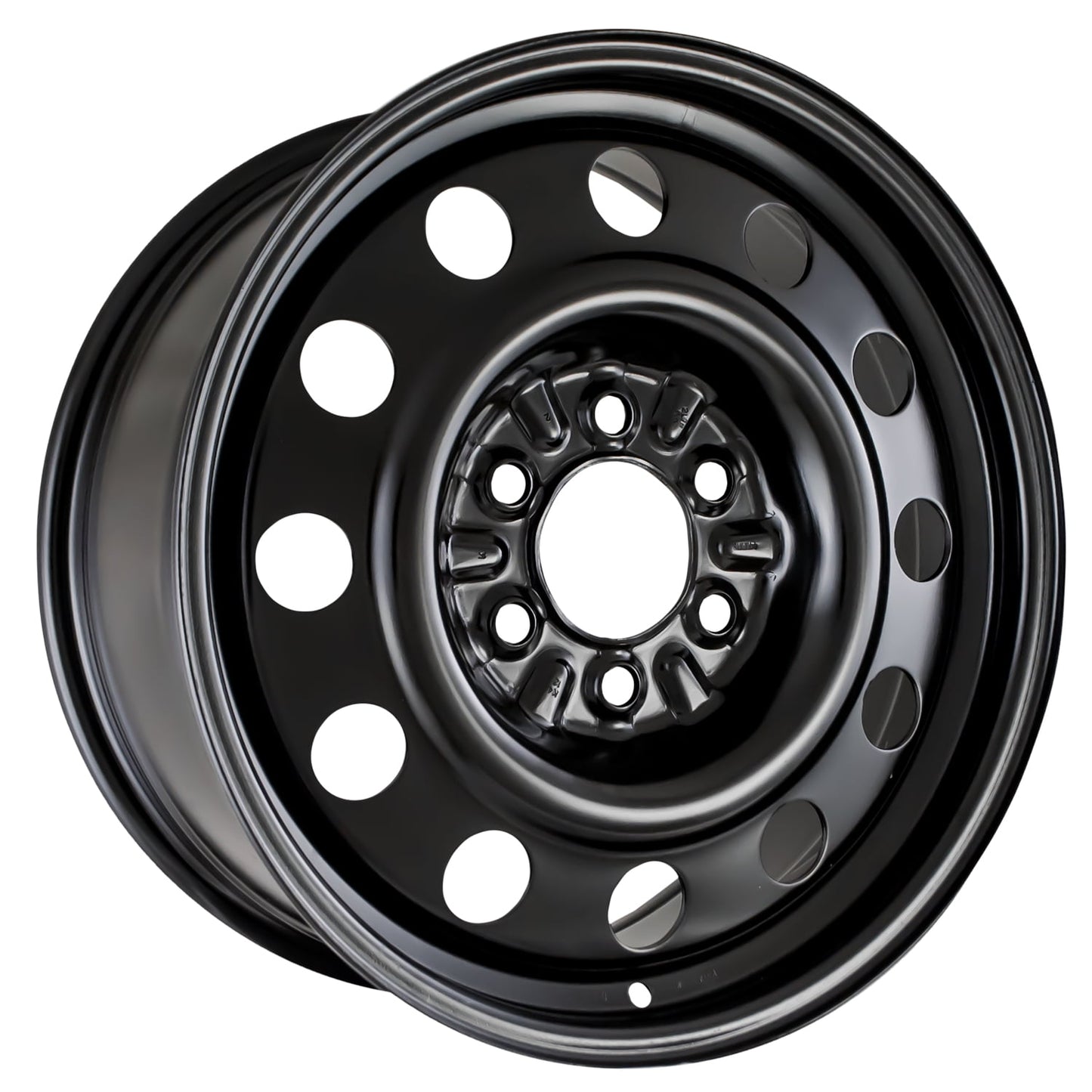New Aftermarket Painted Black Steel Wheel 18 x 7.5 2L7Z1015BA 12 Hole Style fits 2011-2017 Ford Expedition