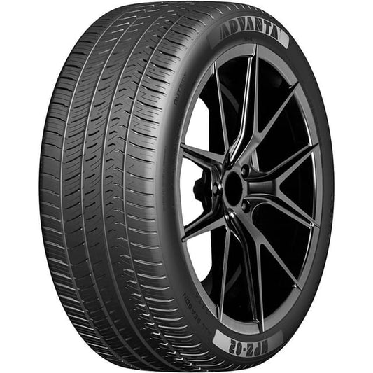 215/45R18 Advanta HPZ-02 93W XL Black Wall Tire