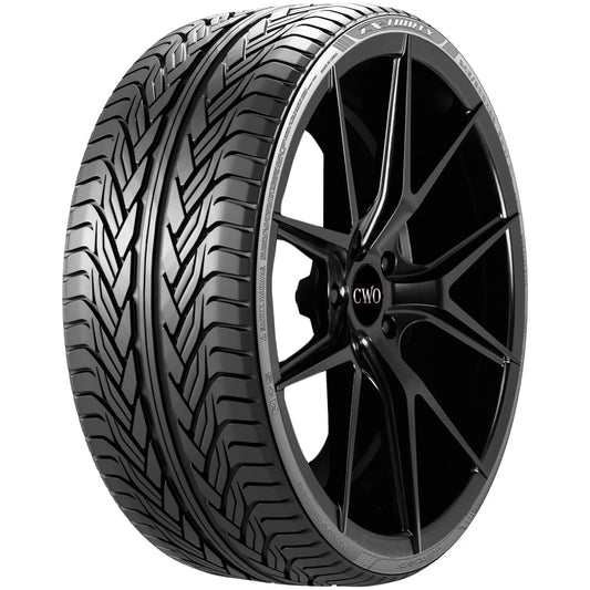 275/25ZR26 Lexani LX-Thirty 98W XL Black Wall Tire