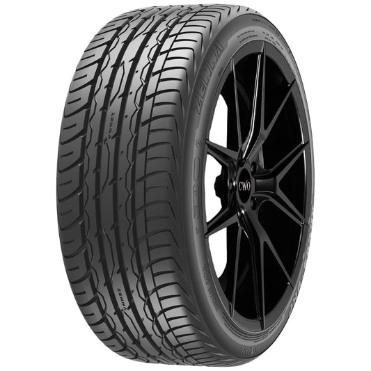 285/25R22 Zenna Argus UHP 95W XL Black Wall Tire