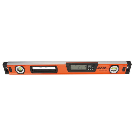 Johnson Level Aluminum 24-in 2 Vial Box Beam Level 1760-2400