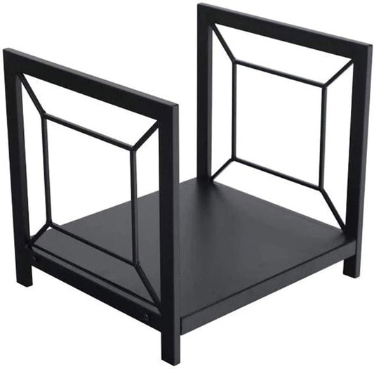 Firewood Storage Rack, Heavy Duty Steel Log Rack, Wood Storage and Organization Rack, Wrought Iron Firewood Frame