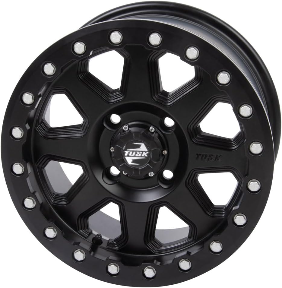 4/156 Tusk Uinta Beadlock Wheel 15x7 4.0 + 3.0 Matte Black