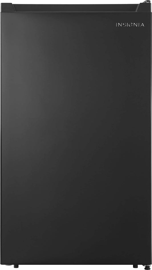 Insignia - 3.3 Cu. Ft. Mini Fridge - Black