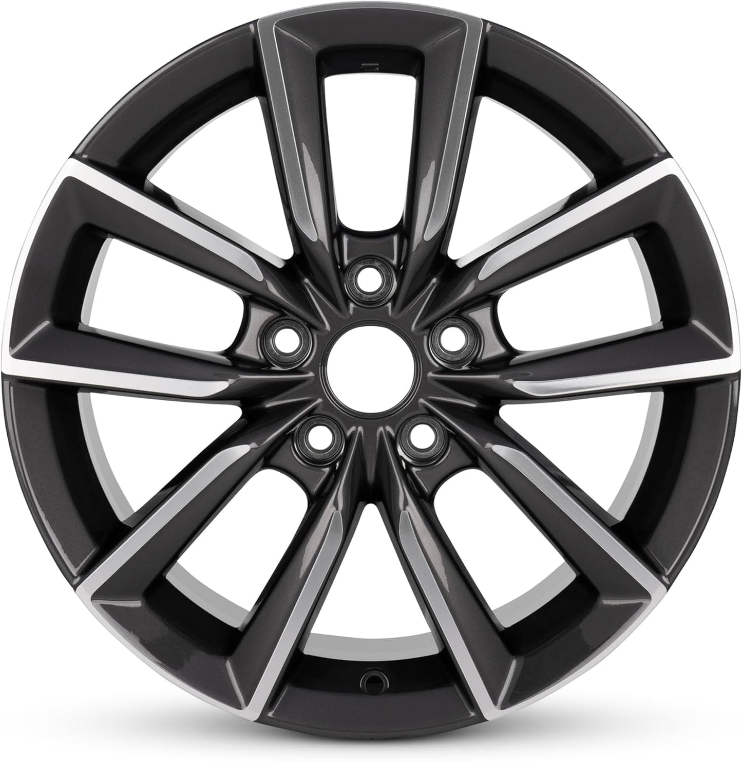 For 2021-2022 Honda Accord 17 Inch Machined Charcoal Alloy - Genuine OEM Rim - Road Ready Car Wheel