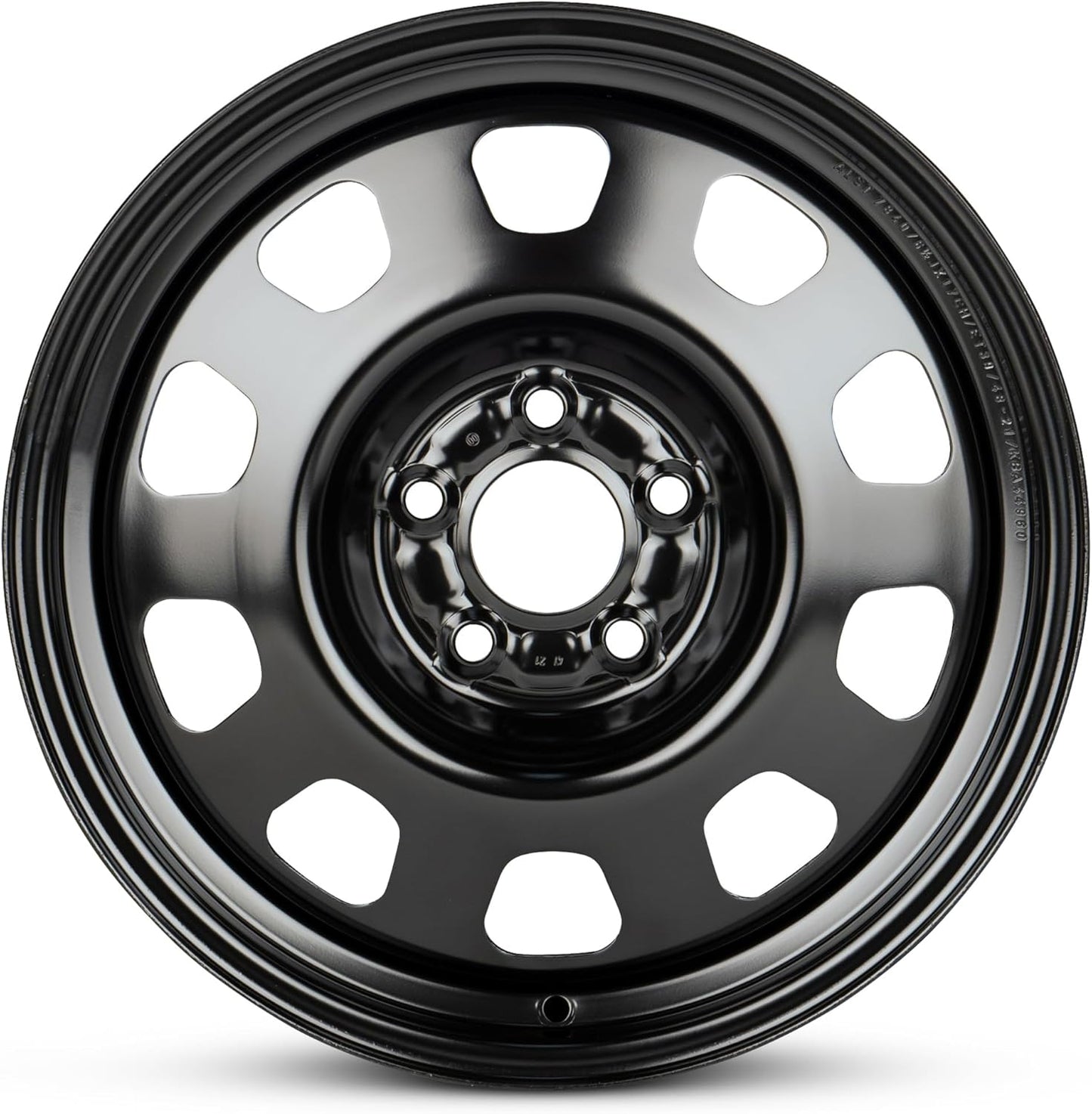 For 14-21 Hyundai Elantra 17 Inch Black Steel Rim - OE Direct Replacement - Road Ready Car Wheel