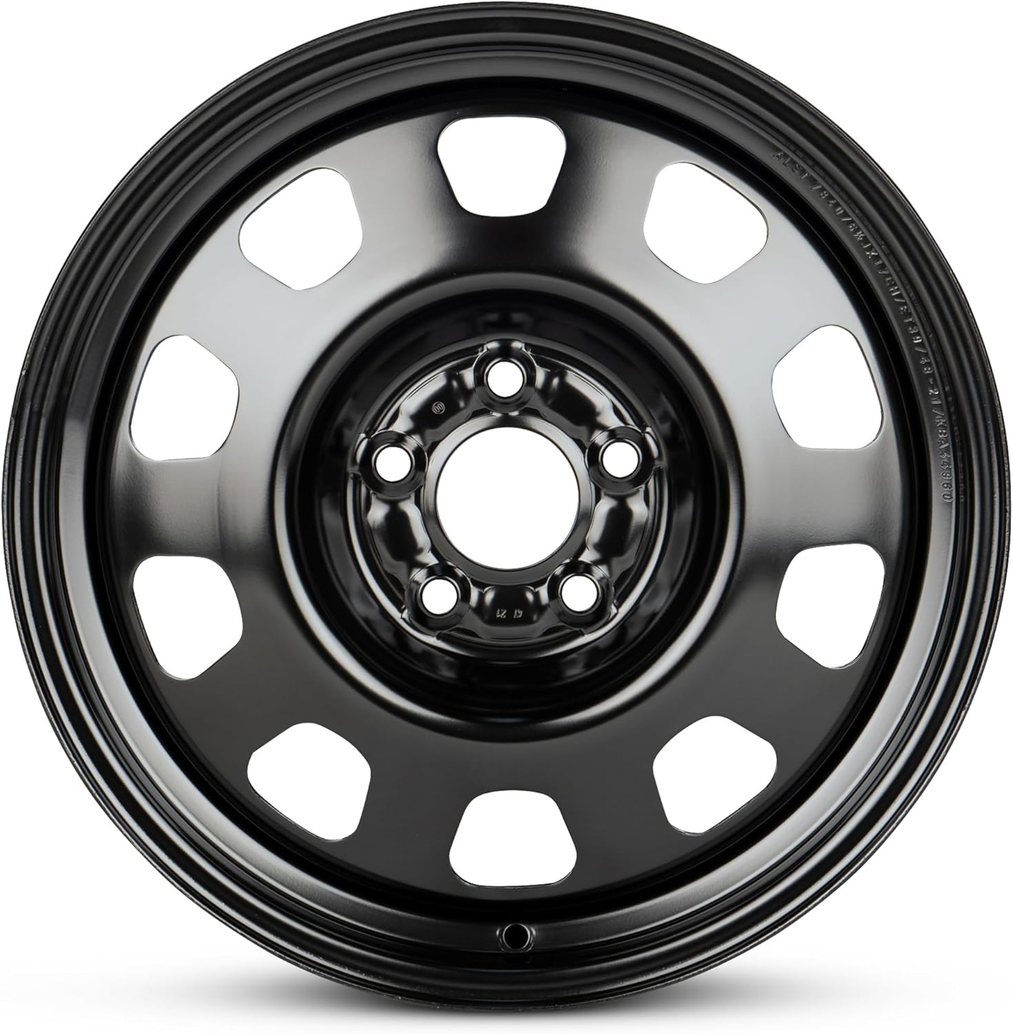 For 14-21 Hyundai Elantra 17 Inch Black Steel Rim - OE Direct Replacement - Road Ready Car Wheel