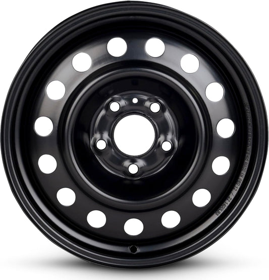 For 01-04 Mazda Protege5 16 Inch Painted Black Steel Rim - OE Direct Replacement - Road Ready Car Wheel