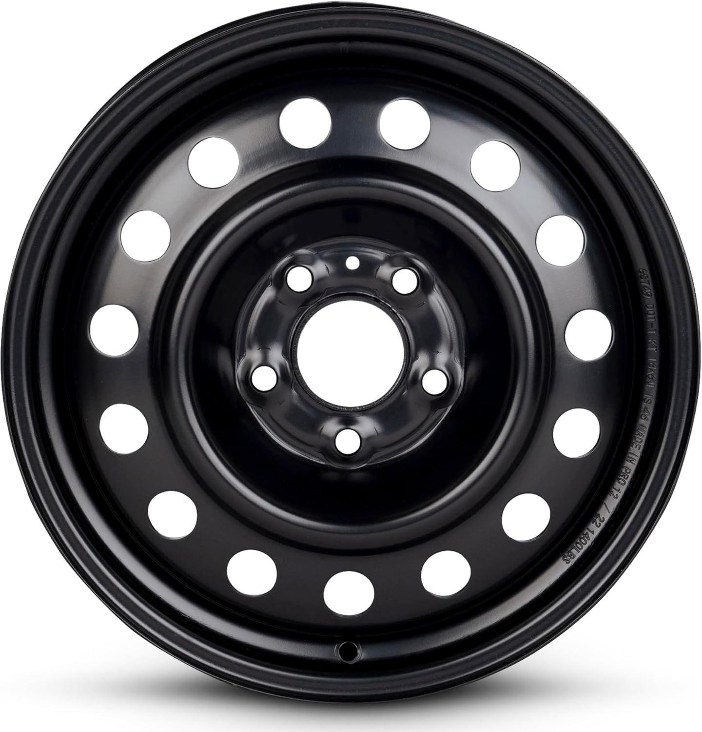 For 99-04 Mazda Protege 16 Inch Painted Black Steel Rim - OE Direct Replacement - Road Ready Car Wheel