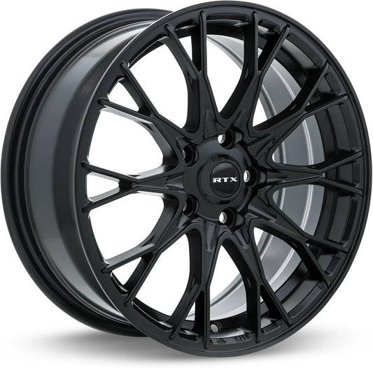 RTX CONCORDE Custom Wheel - 18x8, 38 Offset, 5x108 Bolt Pattern, 63.4mm Hub - Satin Black Rim