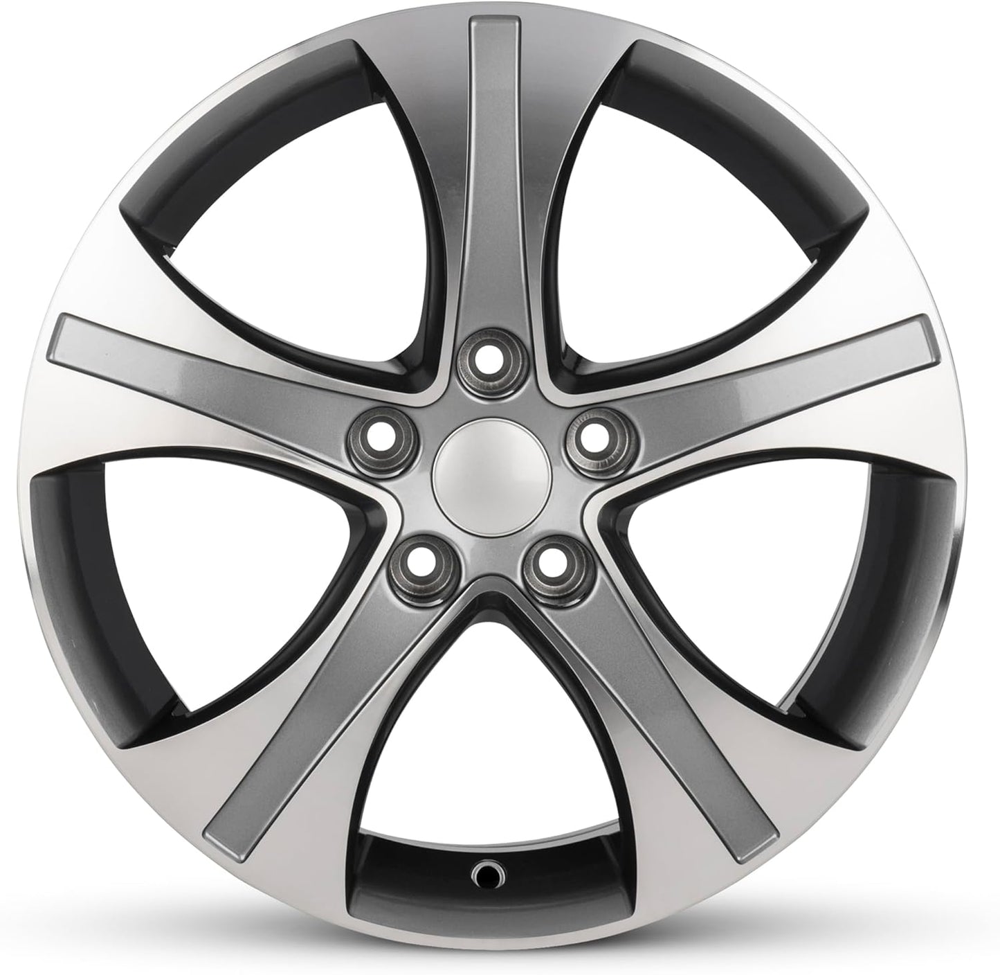 For 2012-2020 Kia Soul 17 Inch Machined Face Gun Metal Rim - OE Direct Replacement - Road Ready Car Wheel