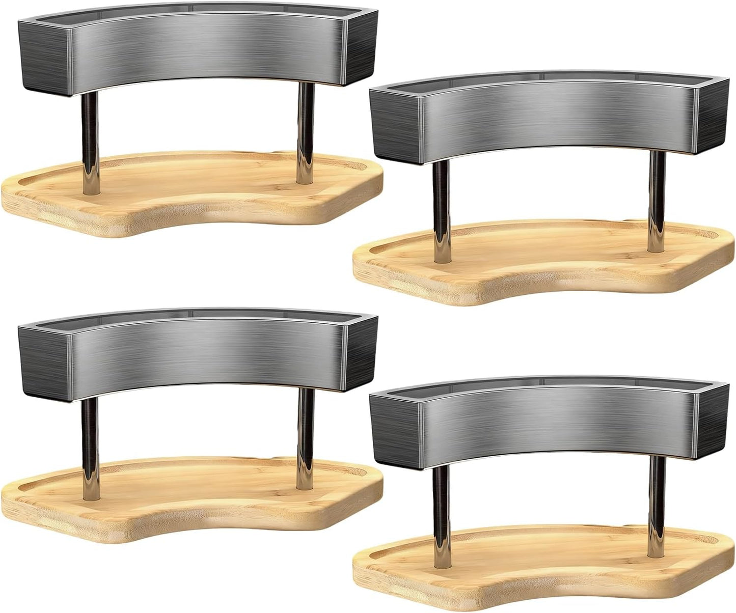 Tabletop Fire, Flexible Configuration, 4 Pieces, Outdoor Camping Stove, Travel Fire Pit, Compact Heating Design, for Balcony, Backyard, Picnic