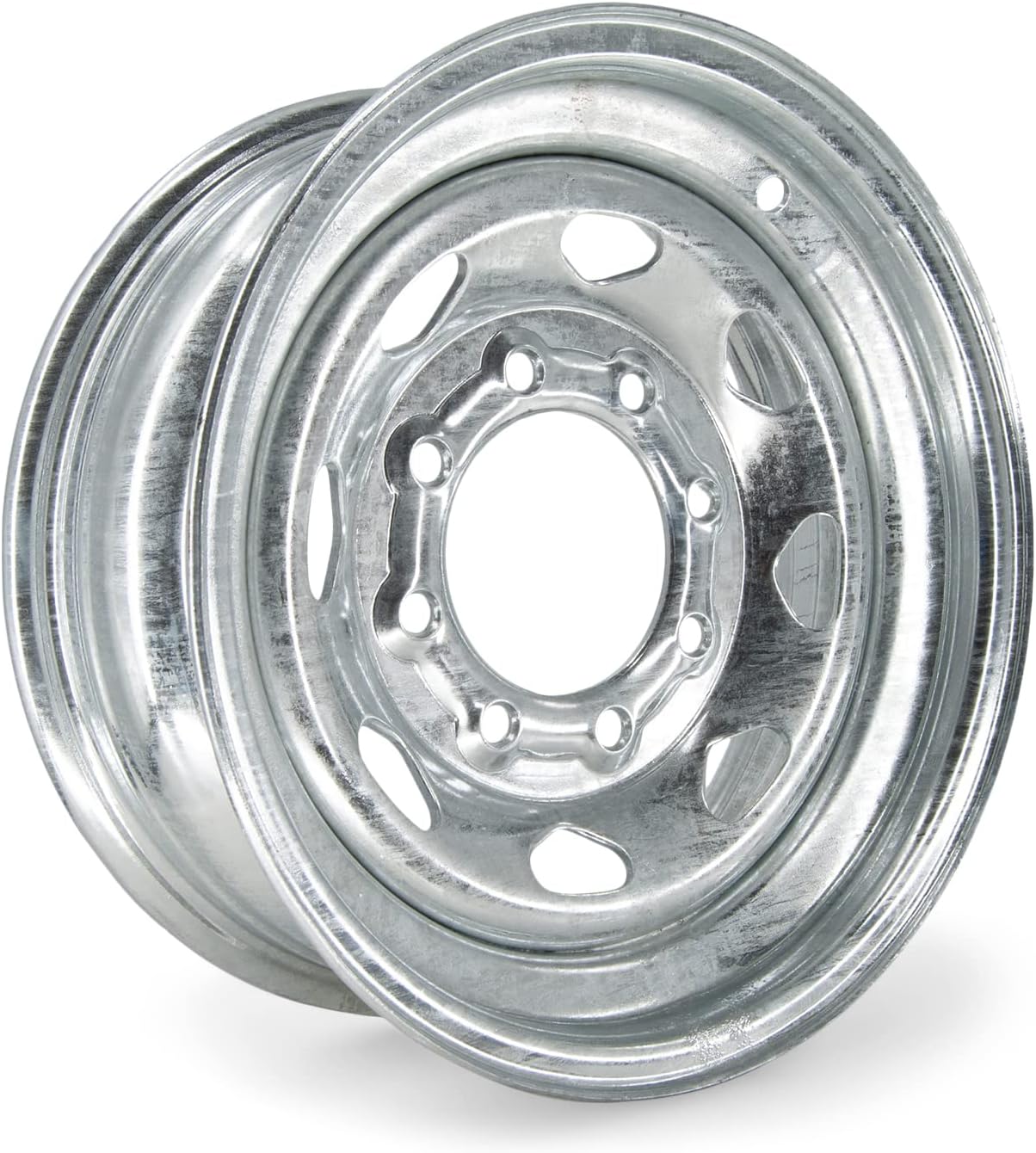 Sturdy Built 16 inch Galvanized 8 Bolt Trailer Wheel 8 on 6 1/2 Lug Pattern