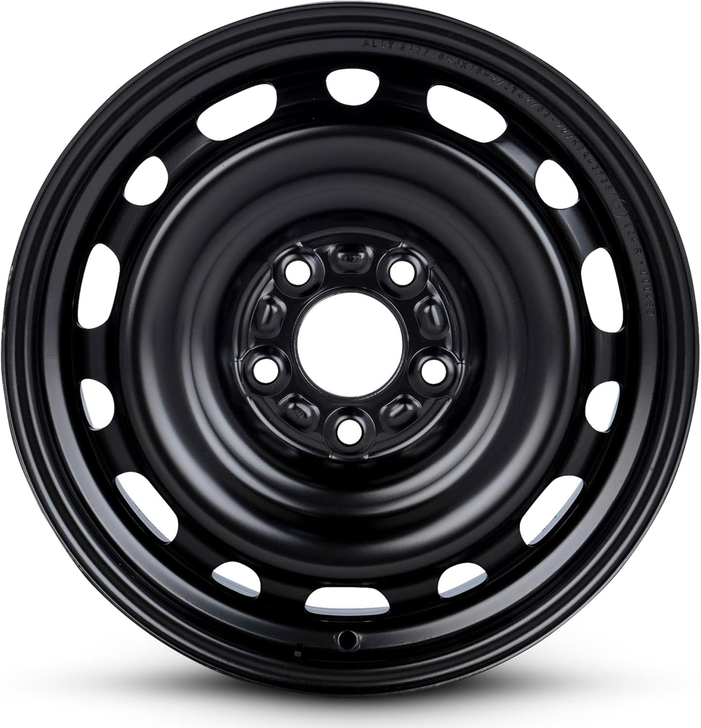 For 03-06 Kia Amanti 16 Inch Painted Black Steel Rim - OE Direct Replacement - Road Ready Car Wheel