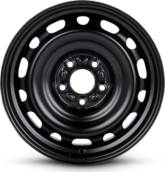 For 03-06 Kia Amanti 16 Inch Painted Black Steel Rim - OE Direct Replacement - Road Ready Car Wheel