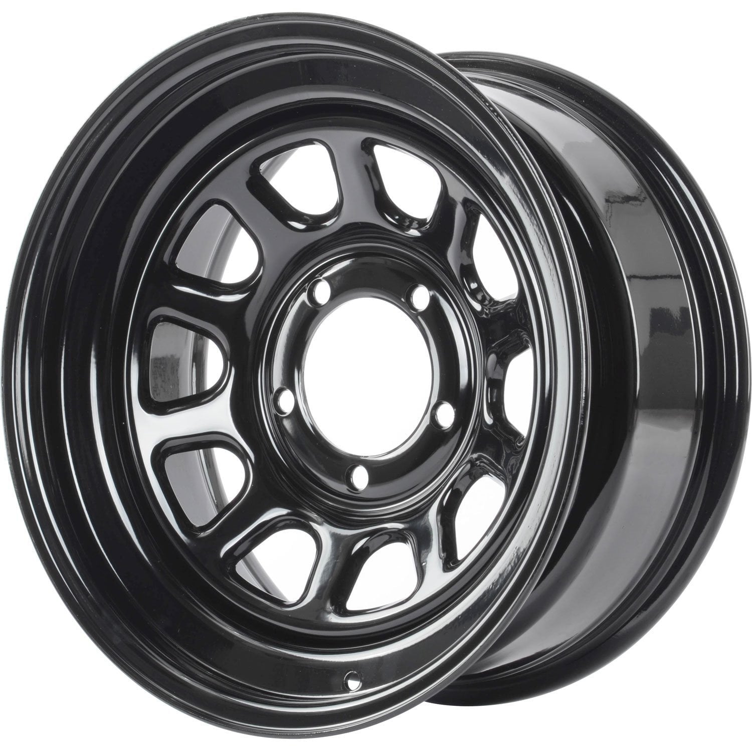 JEGS 681043 D Window Steel Wheel Size: 17 x 8 Bolt Pattern: 5 x 5.50 Back Spacin