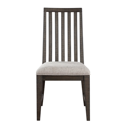 Steve Silver Rustic Riverdale Set of 2 Dining Side Chairs, Dusky Cedar Brown