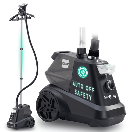 True & Tidy Intelligent Industrial Garment Steamer with Smart Safety Automatic Shut-Off & Steam Setting Selection